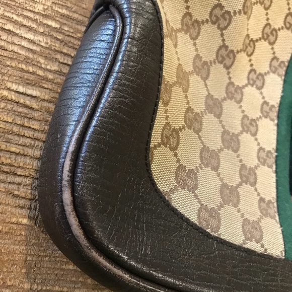 Gucci linen shoulder bag - Picture 2 of 7